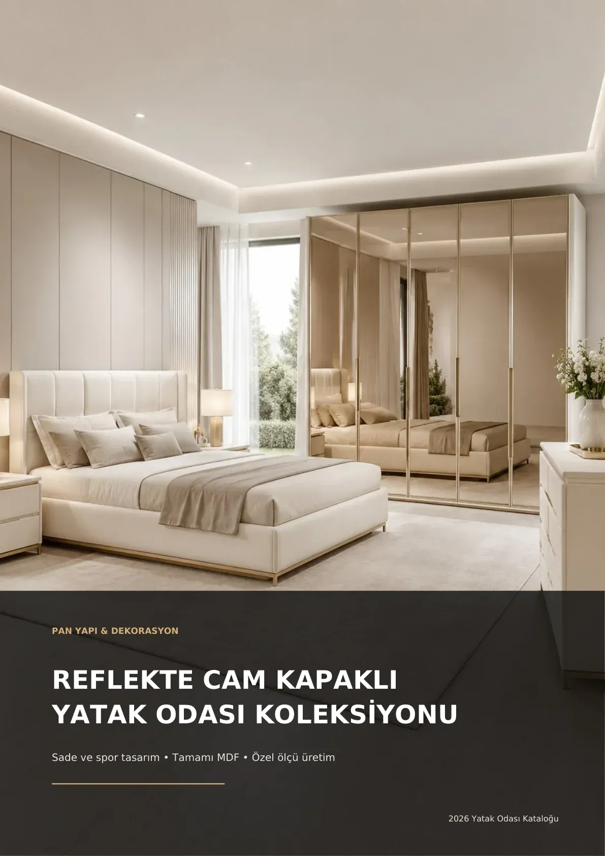 Ayna Kapak Yatak Odası Takımı
