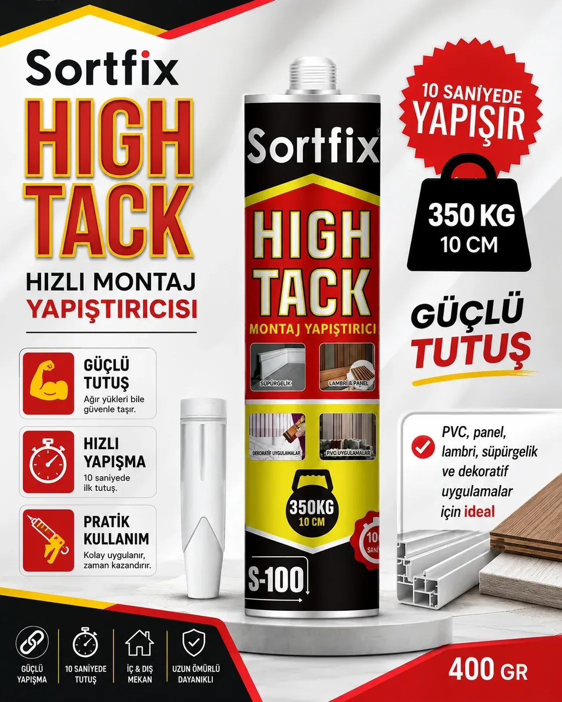 Hızlı Montaj Yapıştırıcısı